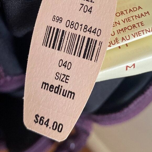 Perry Ellis x Victoria's Secret Bikini Top Plum Color Size Medium NWT $64 Swim - Picture 5 of 6